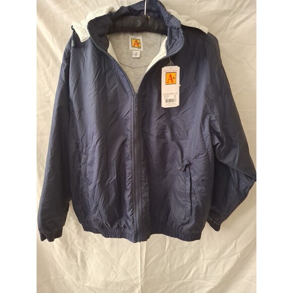 A + BY SAI Mens Navy Water Repelent Jacket Size S (1436) - Picture 13 of 14